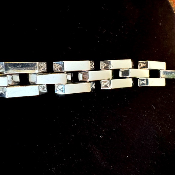Vintage Armani Exchange geometric link bracelet - Picture 3 of 6